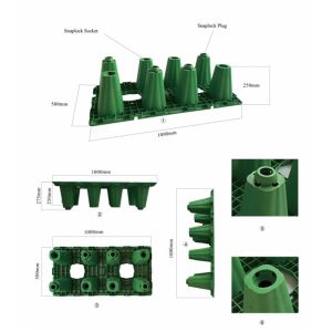 Stormwater Infiltration Tank Made of HDPE Material for Long-Lasting Rainwater