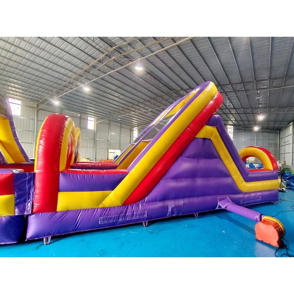 Pvc Tarpaulin Inflatable Obstacle Courses Outdoor Backyard Fun Run Sport For Toddler