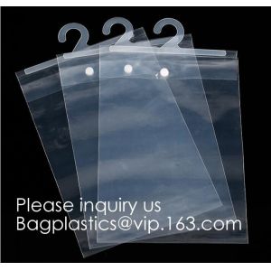 Cloth Hanger Hook Plastic Bags With k Hook Packaging Bag For Underwear Bikini