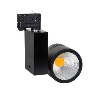 Dimmable Brightness COB Led Track Lights 120lm / W 40w 50w 55w