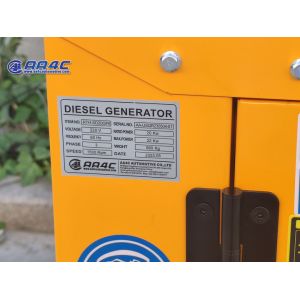 AA4C Water Cooling Silent Diesel Generator Diesel Genset Standby Power 20kva