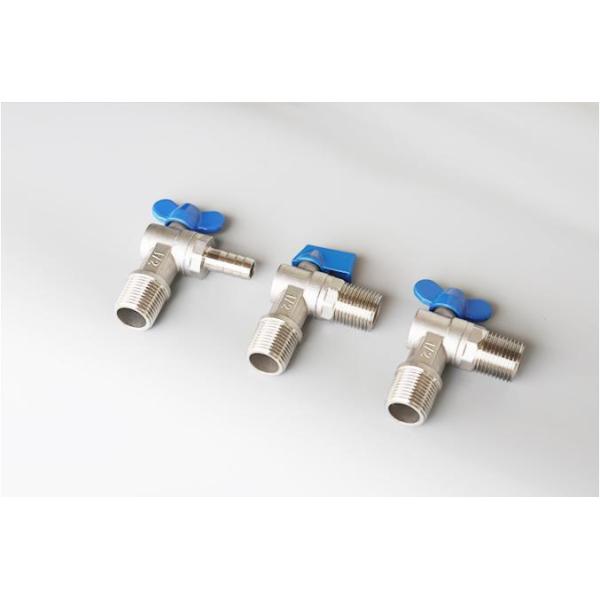 Manual 304 Angle Valve Cold Water Heater Toilet Screw Valve with Nozzle