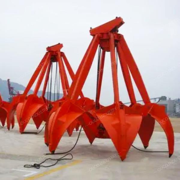 Buy 12 CBM Polyp Hydraulic Grab Bucket Electro Wear Resistant at wholesale prices
