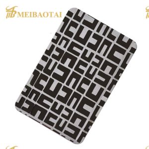 Etching Patterns Stainless Steel Sheets 1.0mm Thickness Color Coating Plate