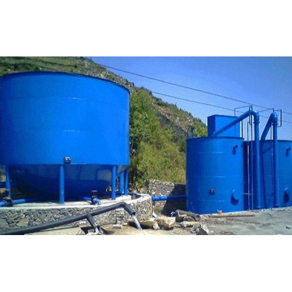 Blue Automatic Valveless Gravity Filter For Sewage Treatment
