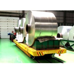 Quality 30T Automatic Coil Transfer Trolley , Paper Roller Material Transfer Carts for sale