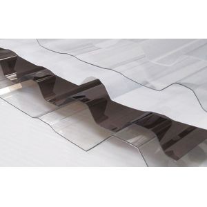 10mm Corrugated UV Roofing Panels For Greenhouse 100% Virgin Bayer