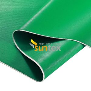 High Silica Fiberglass Fabric Coated Silicone / PU / Acrylic / Vermiculite Heat