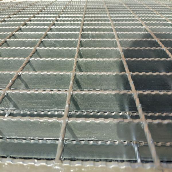 Industrial Platform Serrated Bar Grating 2.0mm Thick