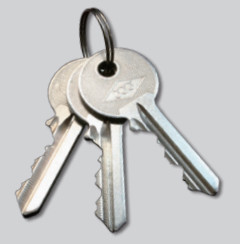 Rim Door Lock Surface Mounted A Grade Iron Simple Installation Compatibility