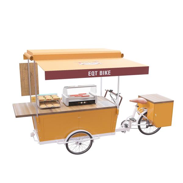 Buy OEM Three Wheels 48V Electric Tricycle Street Food Cart at wholesale prices
