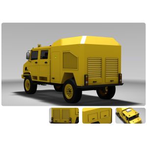 135 KW Emergency Power Supply Vehicle Provide The Electrical Safeguard
