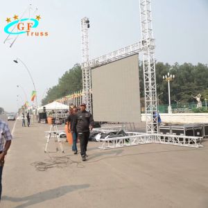 Background Wall Hanging LED Screen Truss To Display Outdoor Activities