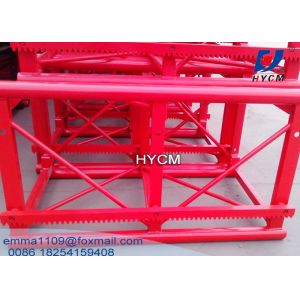 Mast Section For Building Construction Hoist Rack and Pinion