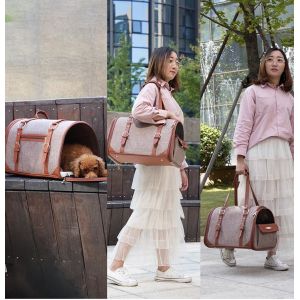 35 Lbs 20 Lbs 25 Lbs Fabric Pet Carrier Travel Bag Ventilated Thicker Bottom