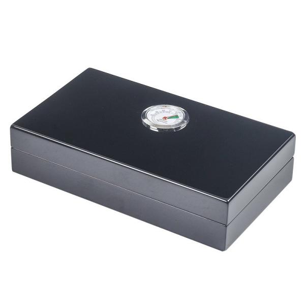 Rectangular Humidity Control Varnish Cigar Packaging Rigid Boxes With Customization Available