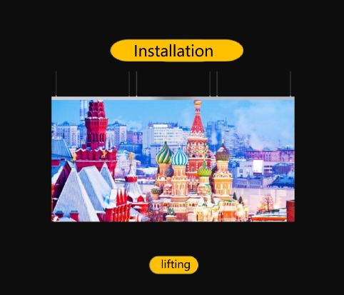 Double Sided Led Display Ultra-Slim GOB LED screen