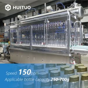 Automatic Piston Servo Filling Machine 150bpm For Honey And Syrup