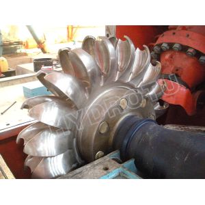 500m High Water Head Turgo Hydro Turbine With Two Nozzles And Forged CNC