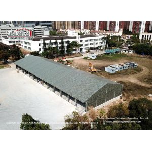 Permanent 850gsm Industrial Storage Tents Flame Reisitant