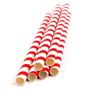 Bubble Tea Biodegradable Drinking Straw Boba Disposable 12mm Paper Straws