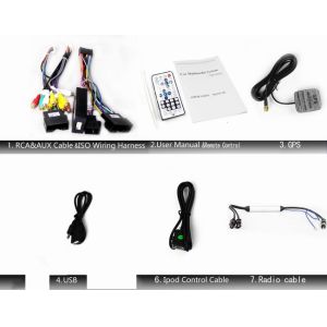 Ouchuangbo one din 8 inch car auto radio for Ford Focus 2012 with 3D RDS