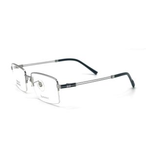 TD015 Titanium Frame with Semi-rimless Eye Style