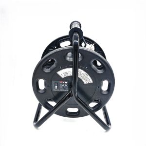 4 Way Cable Reel Drum Commercial Grade Cord Roller With Leakage & Overheat