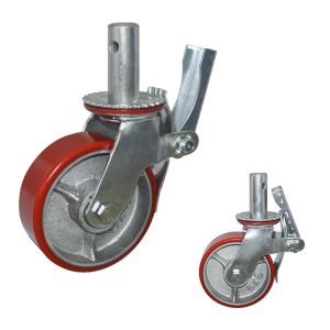 China 200mm PU Scaffolding Wheels on sale