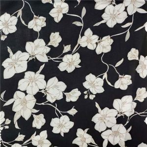 China 105GSM Printed Rayon Fabric Excellent Skin - Friendly Beautiful And Durable on sale