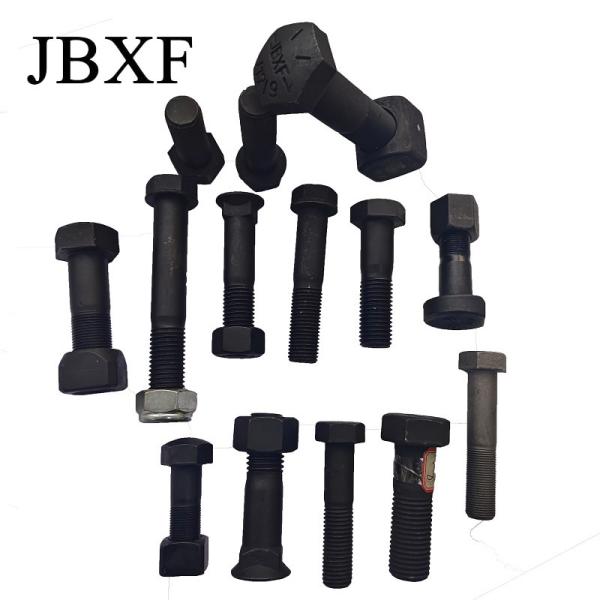 Buy Zinc Plated Excavator Bucket Bolt And Nut Backhoe Track Shoe Bolts And Nuts Corrosion Resistance at wholesale prices