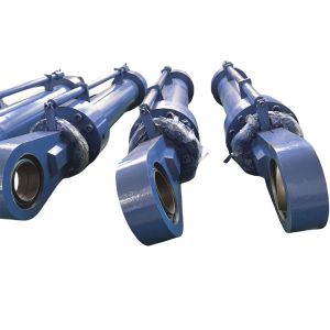 Double Acting Hydraulic Cylinder with 300-500°C Temperature Resistance and 50-2,000 Ton Thrust for Industrial Applications