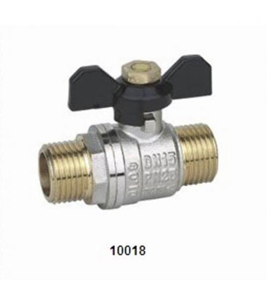 Buy Steel butterfly handle Brass Ball Valve 10018  for Water / Oil at wholesale prices