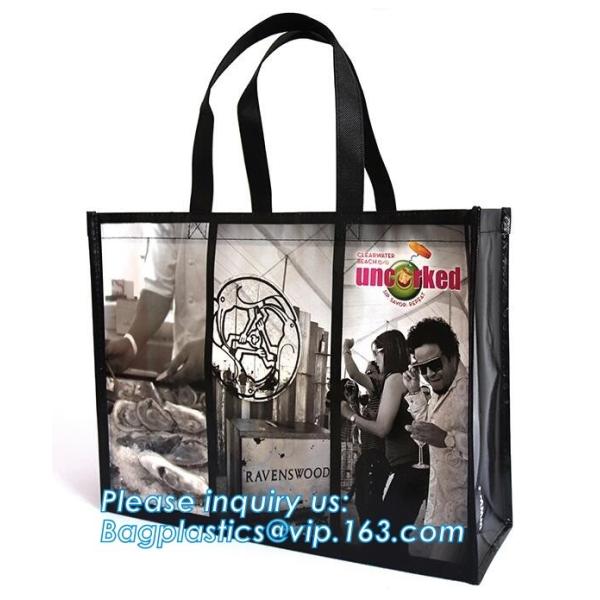 China pp woven bag supplier printed pp laminated non woven bag heat seal non