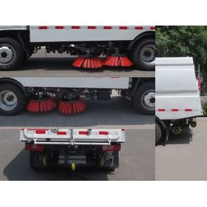 Burnishing Euro 6 Small street cleaner truck Cleaning Machine