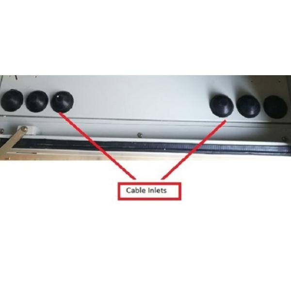 Green Color Outdoor Electrical Cabinets And Enclosures 42U Sunproof Rainproof