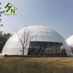 Large capacity Geodesic Dome Tent For 1000 - 2000 seaters