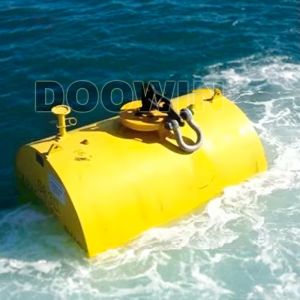 Quality Commercial Modular Spherical Steel Mooring Buoy With Chain Through for sale