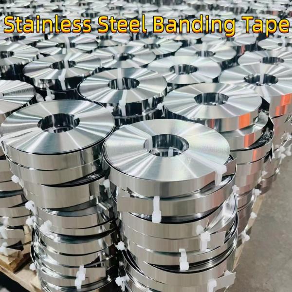 Stainless Steel Banding Tape 201 Material 20*0.7 10*0.7 In Rolls Strip Steel