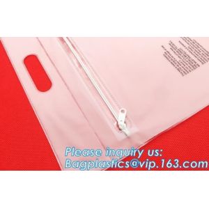 B6 A5 B5 A4 transparent zipper closure document file folder bags file bag