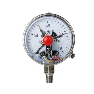 2.5% Hydraulic Digital Oil Pressure Gauge Electrical Contact