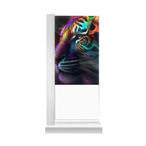 White 65 Inch Transparent OLED Display Commercial Use Translucent OLED