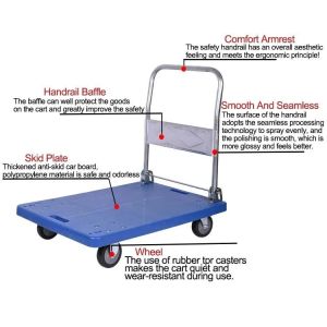 Folding Trolley Plastic Trolley And Wheel Barrow Wheel Trolley