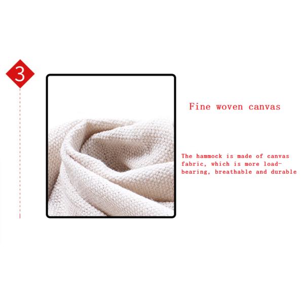 Non-woven Fabric Canvas Hammock Bed Folding Double Hanging Nylon for Outdoor Hiking