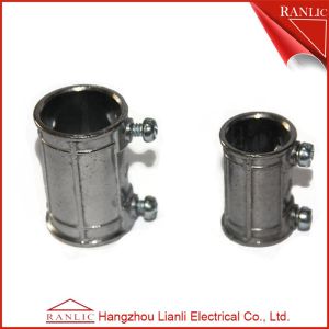 Aluminum EMT Conduit Fittings 4 EMT Coupling 1/2 EMT Connectors , Polishing