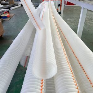 Double Wall Strengthen Pipe Making Machine HDPE Double Wall Corrugated Pipe