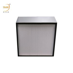 H14 Aluminum Deep Pleat Laminar Flow Hood HEPA Air Filter For HVAC System