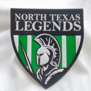 Heat Transfer On Team Apparel Embossed Clothing Labels , Garment Tpu Badge