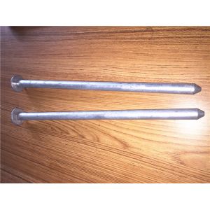 5/8" 3/4" Size Grounding And Earthing Products Powder Coated Ground Stakes