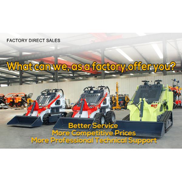 China Epa Engine Multione Articulated Mini Skid Steer Loaders With Attachments